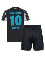 Bayer Leverkusen Florian Wirtz #10 Alternativní dres pro děti 2024-25 Krátký Rukáv (+ trenýrky)